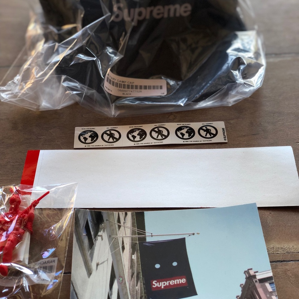 Supreme Military Box Logo Camp Cap (Bundle)